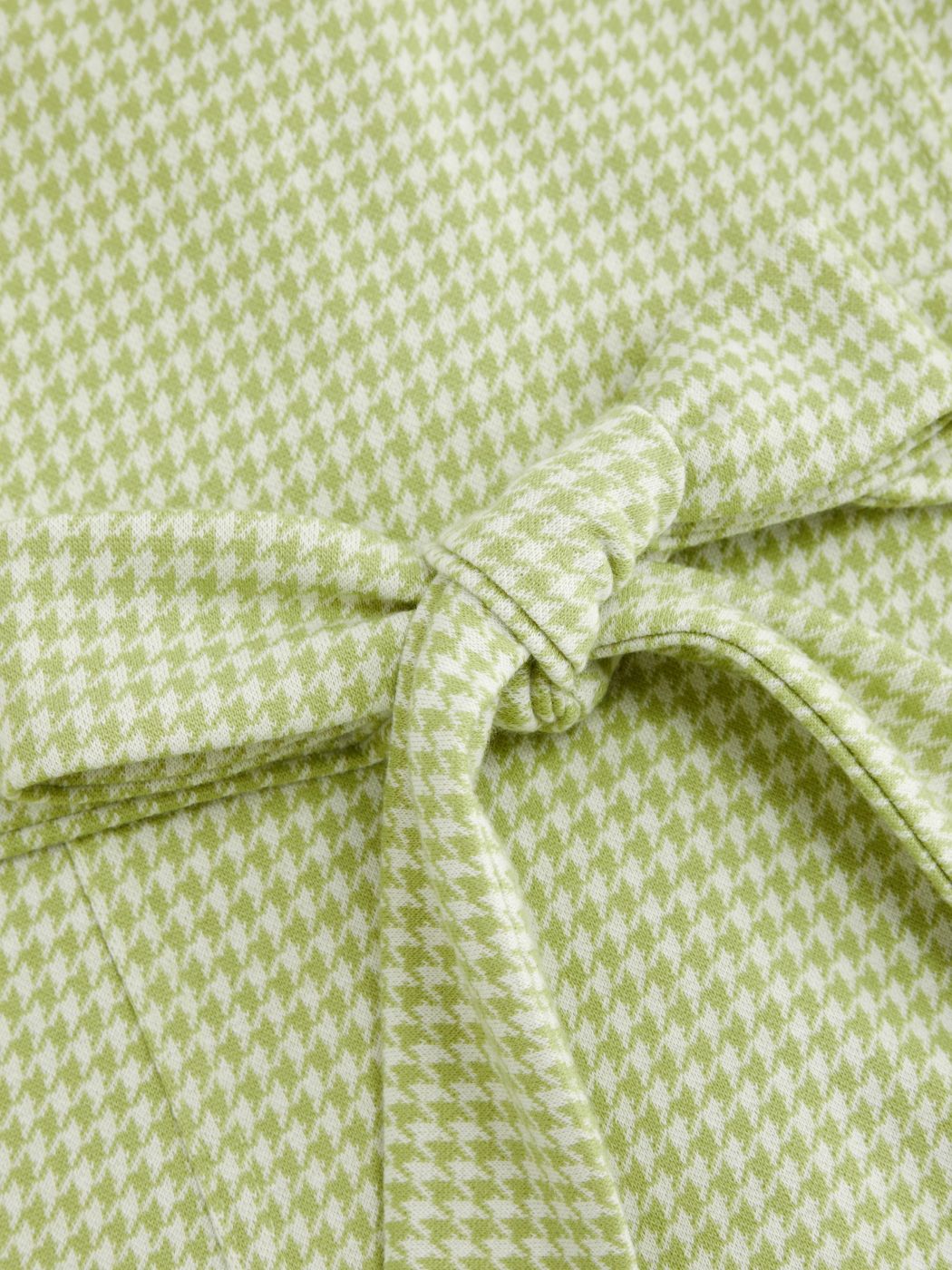 Verbena Houndstooth Gingham Mini Dress