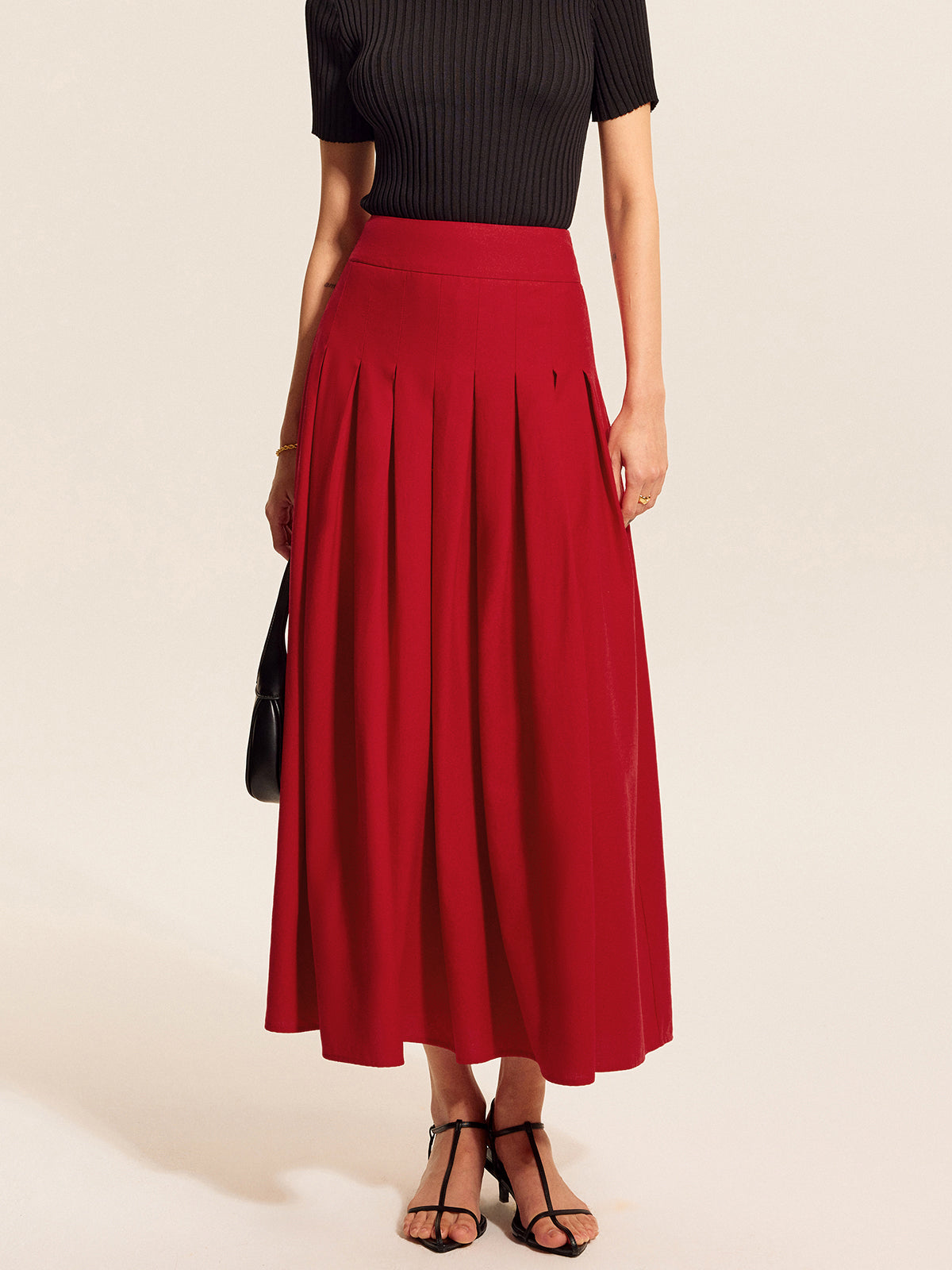 Ginny Square-Neck Vest And Maxi Skirt Set