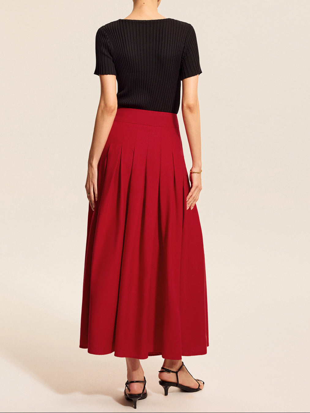Ginny Square-Neck Vest And Maxi Skirt Set
