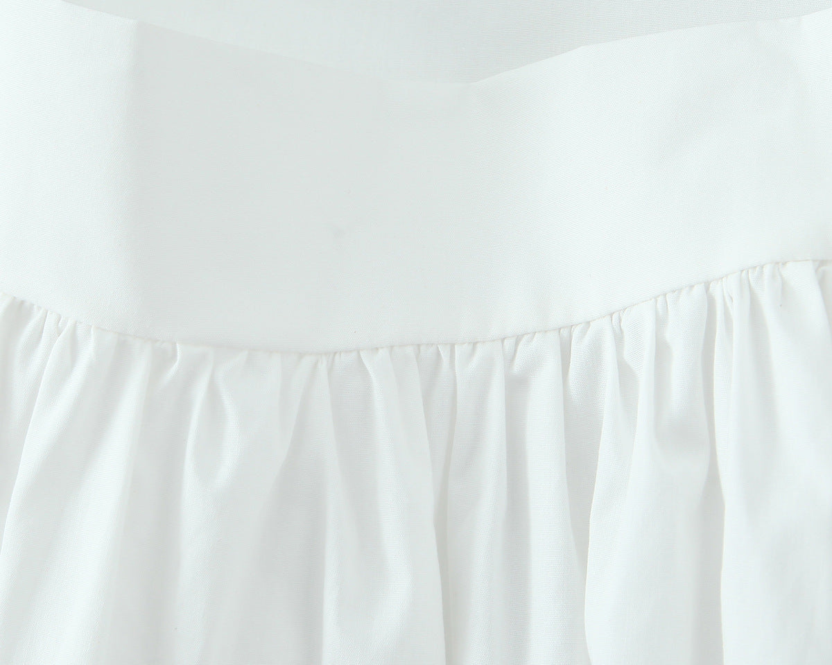 Shari Flowy High-waist Midi Skirt