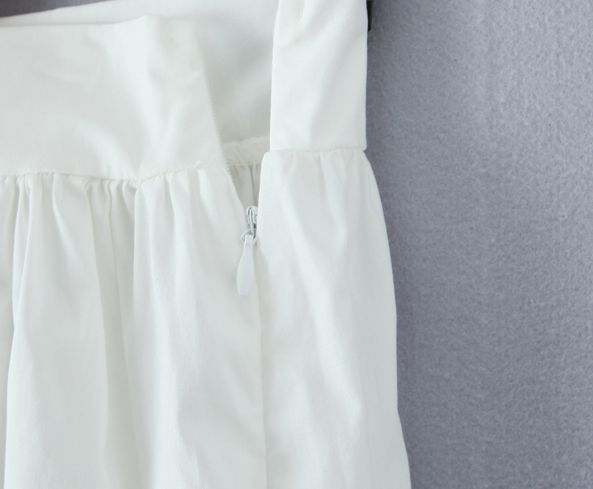 Shari Flowy High-waist Midi Skirt