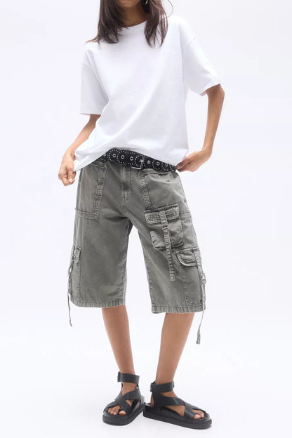 Bawełniana koszulka Keelara Relaxed Fit