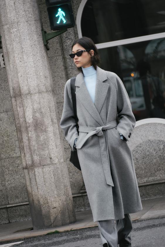 Wool Blend Coat 