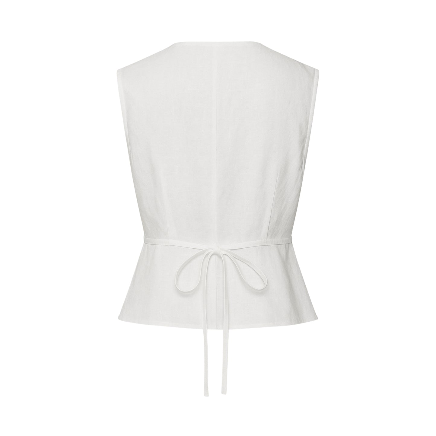 Casandra Sleeveless Pleated Top