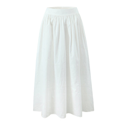 Shari Flowy High-waist Midi Skirt