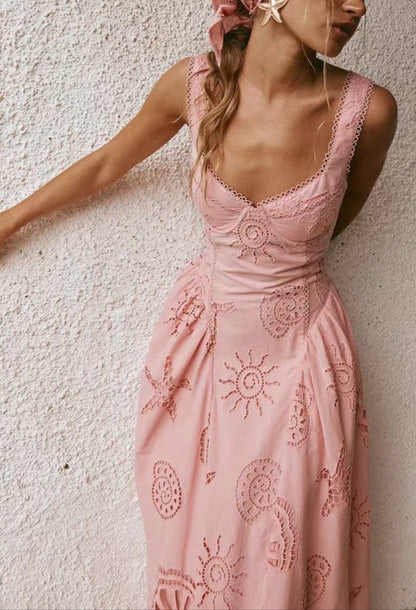 Tiana Eyelet Embroidery Sundress