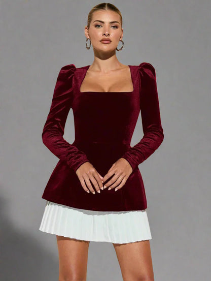 Velvet Mini Dress