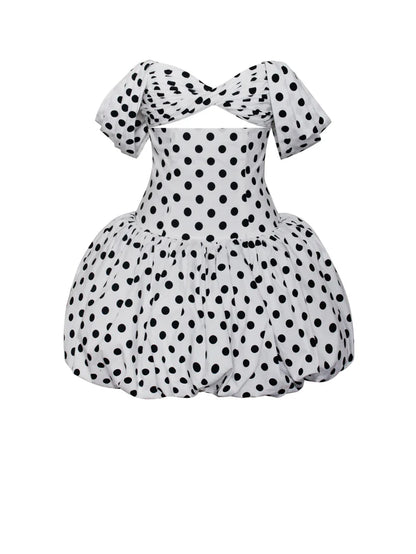 Amelia Polka Dot Mini klänning