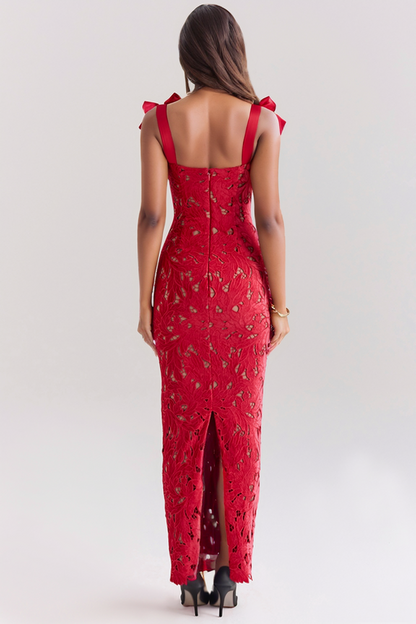 Celestine Lace Holiday Maxi Dress