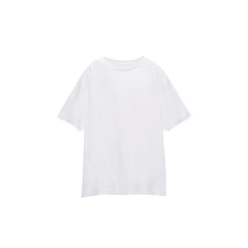 Bawełniana koszulka Keelara Relaxed Fit