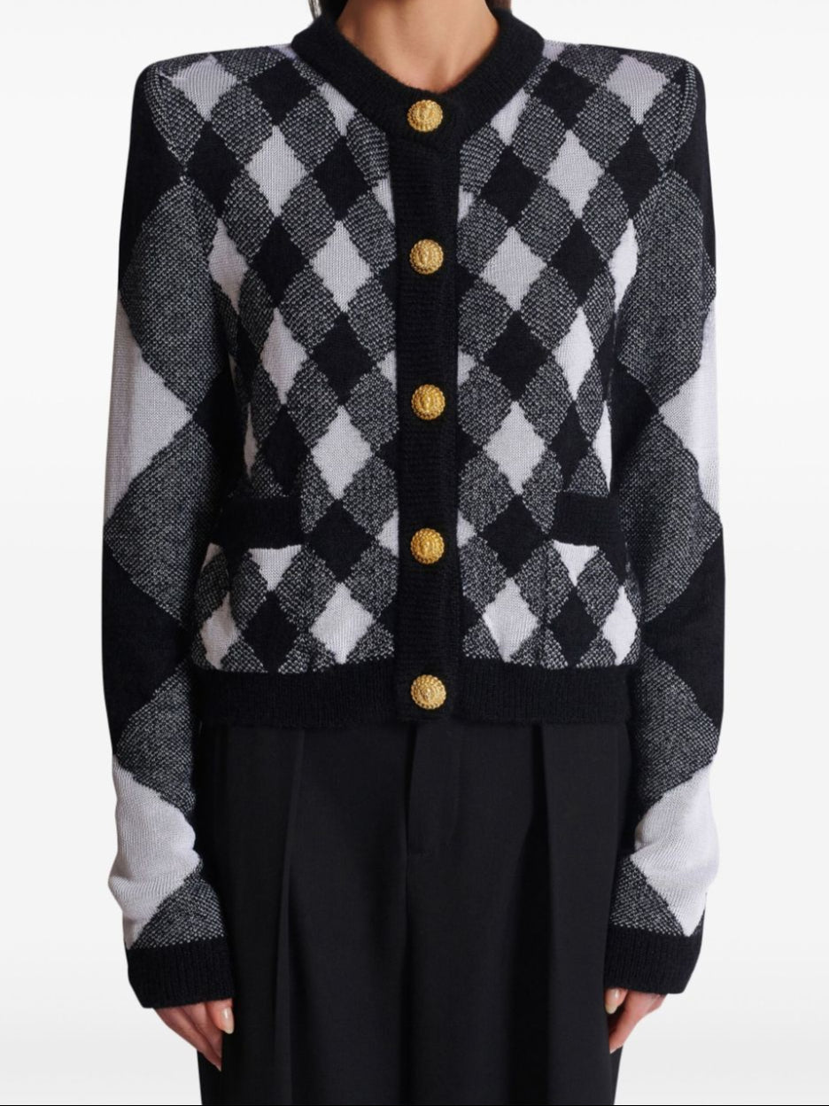 Maxime Gold Button Cardigan