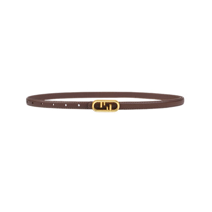 Cara Skinny Leather Belt