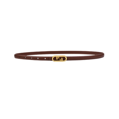 Cara Skinny Leather Belt