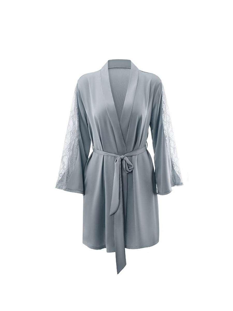 Jane Satin Robe & Slip Dress