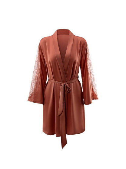 Jane Satin Robe & Slip Dress