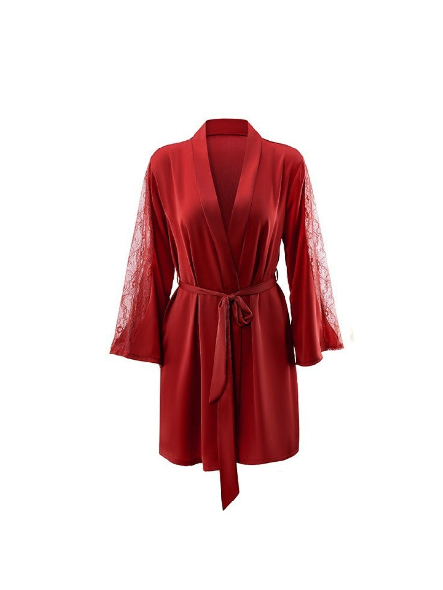 Jane Satin Robe & Slip Dress