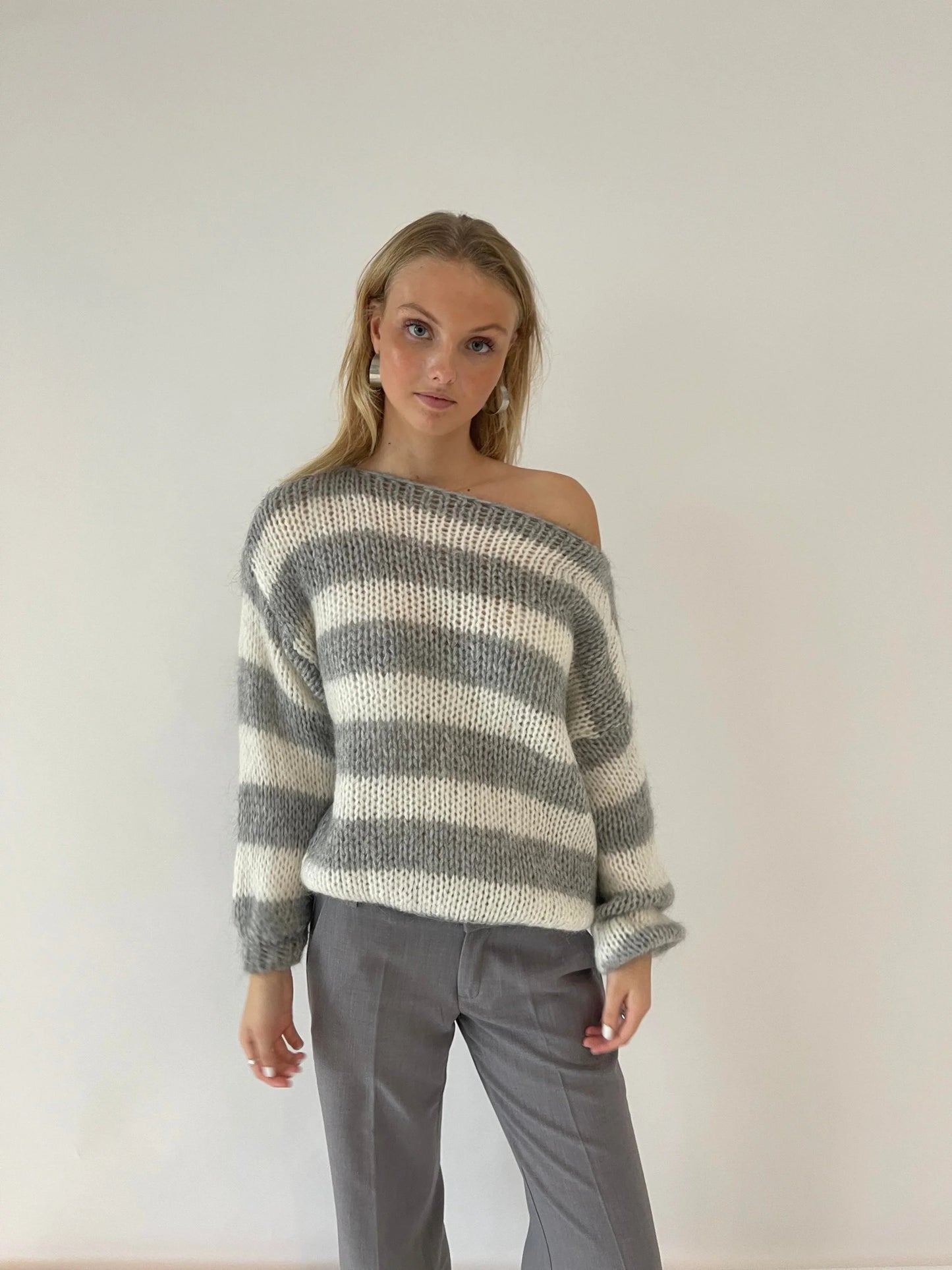 Striped Knit Sweater