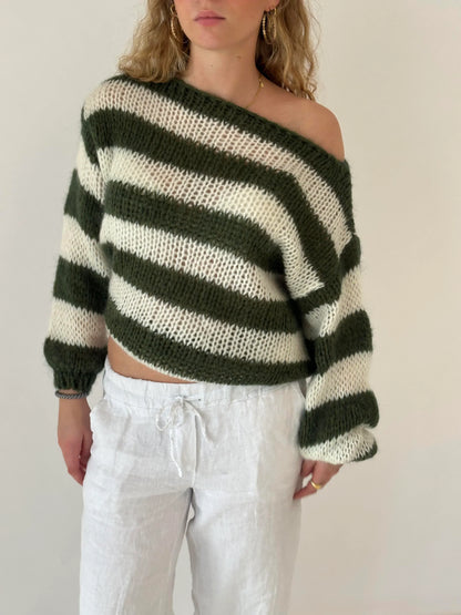 Striped Knit Sweater