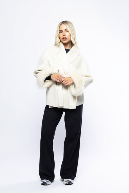 Nadine Wool Belted Coat