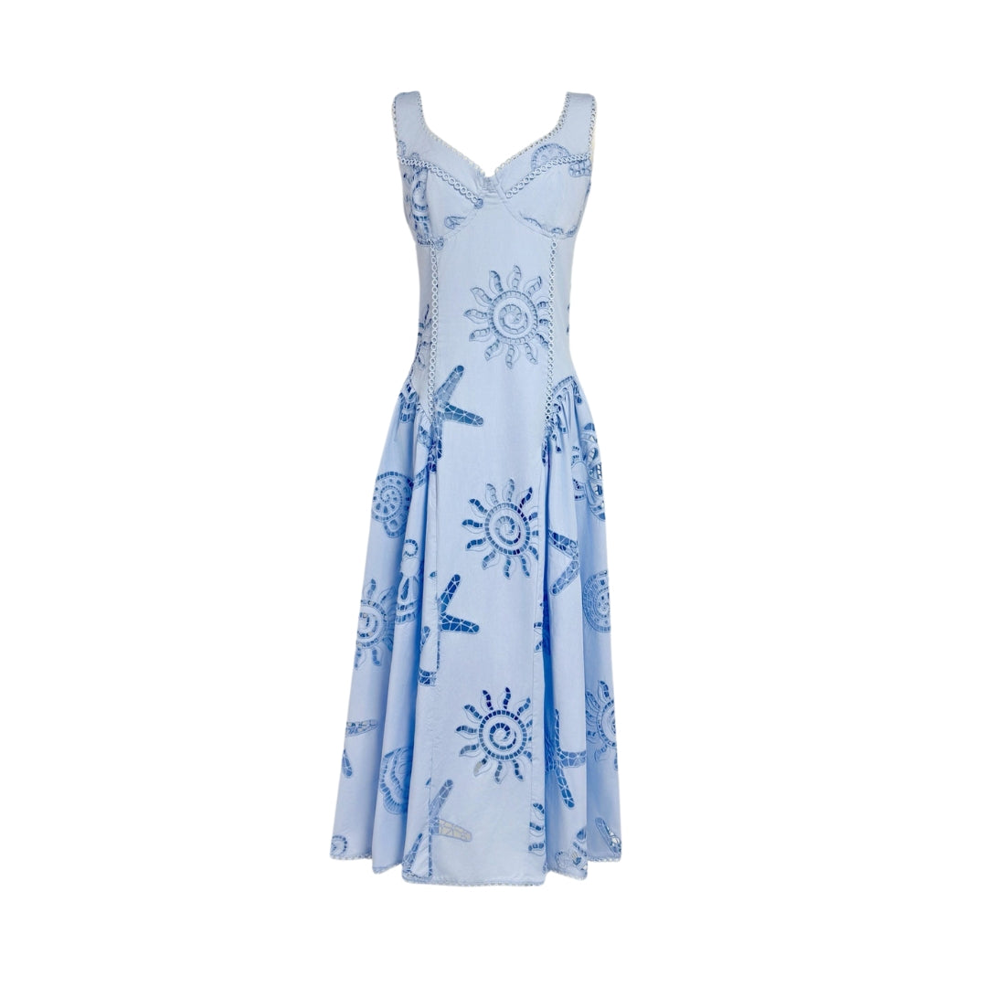 Tiana Eyelet Embroidery Sundress