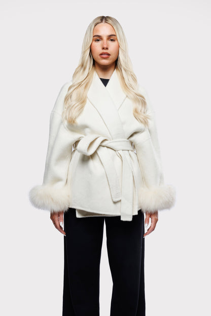 Nadine Wool Belted Coat