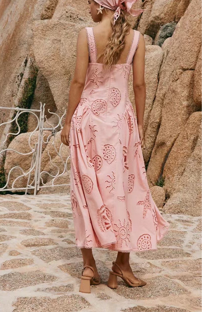 Tiana Eyelet Embroidery Sundress