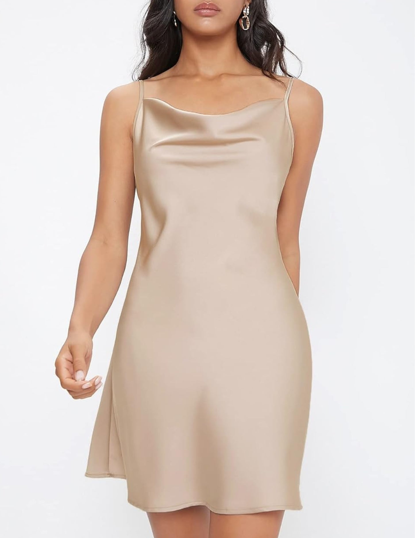 Dayami Silk Nightgown Slip Dress