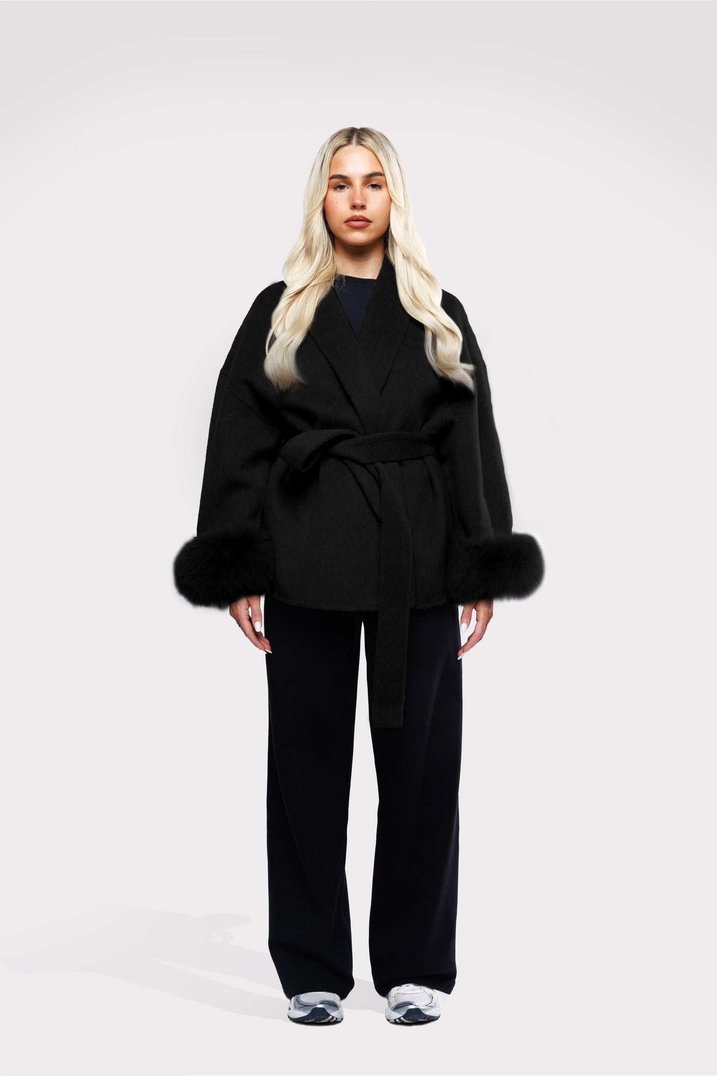 Nadine Wool Belted Coat