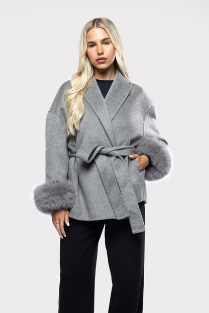 Nadine Wool Belted Coat