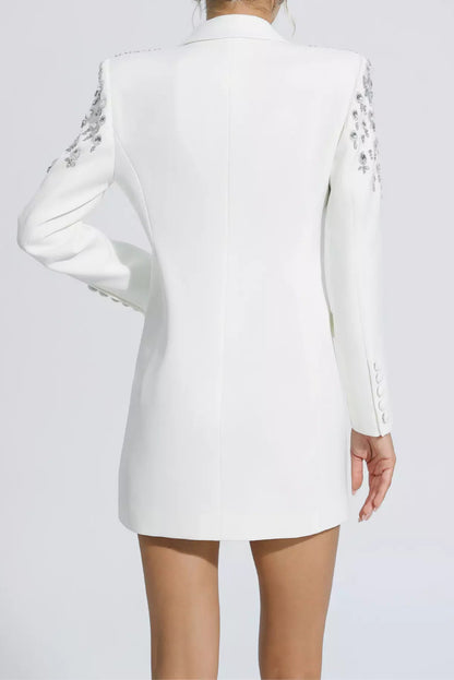 Merle Crystal Embellished Blazer Dress