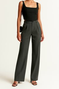 Pin Stripe Grey