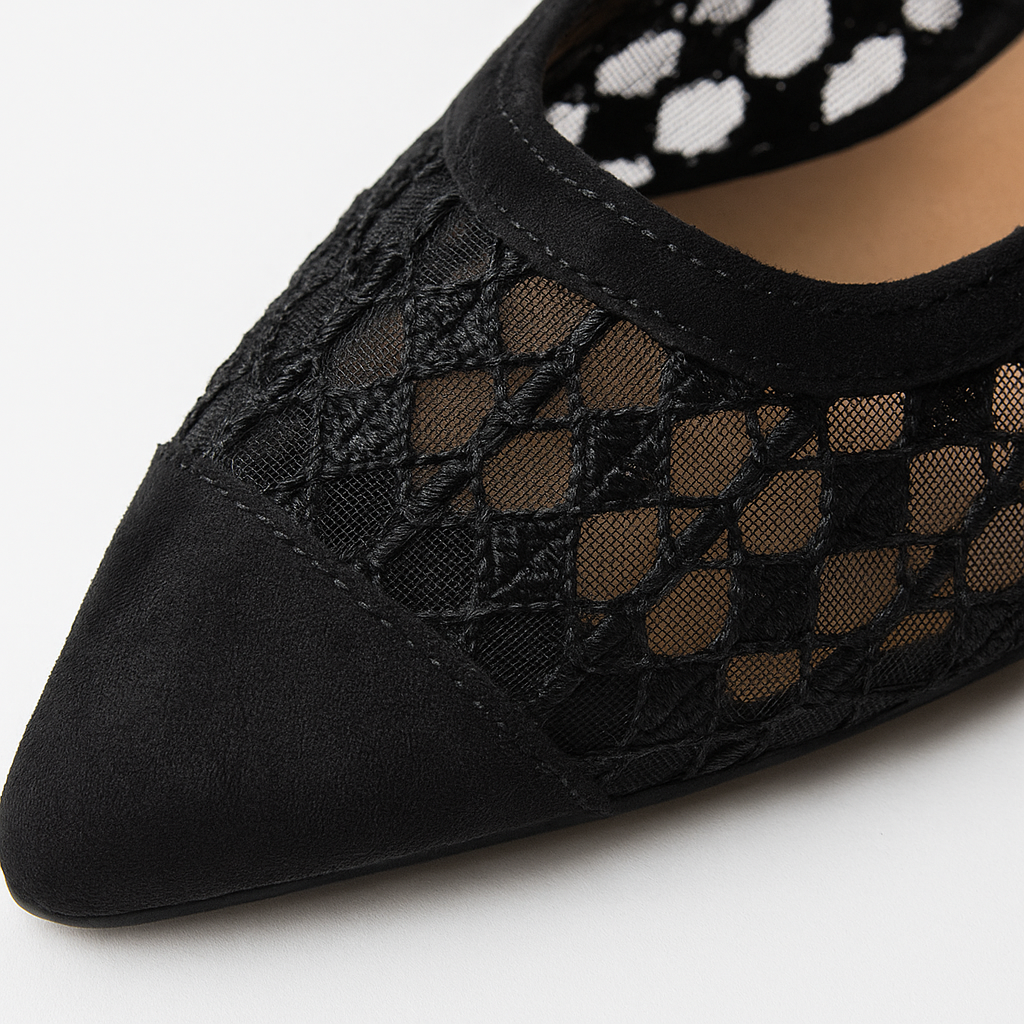Roxy - Chaussures en maille à bouts pointus