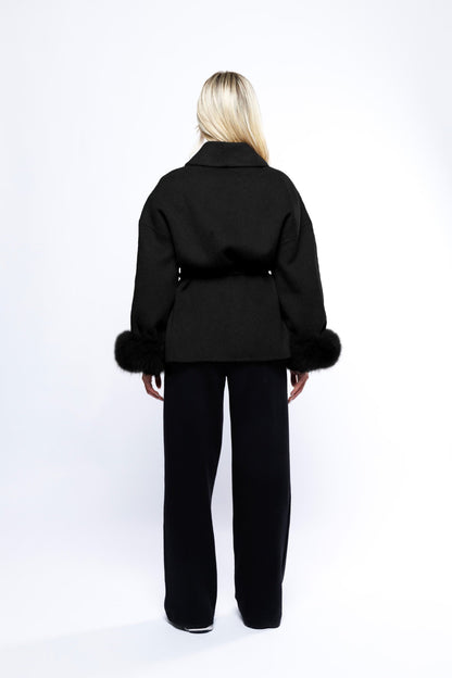 Nadine Wool Belted Coat