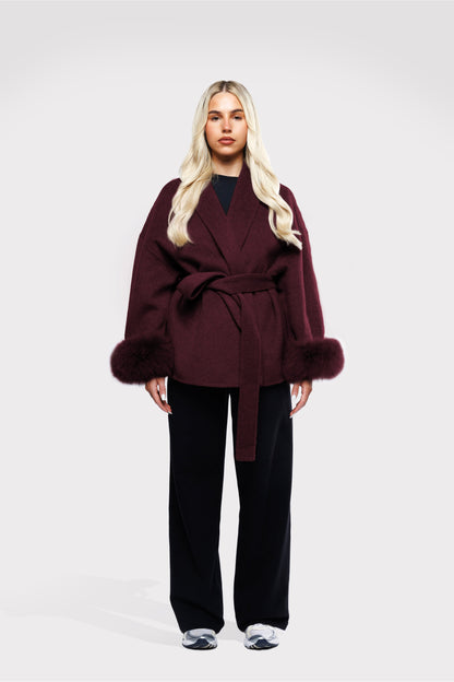 Nadine Wool Belted Coat