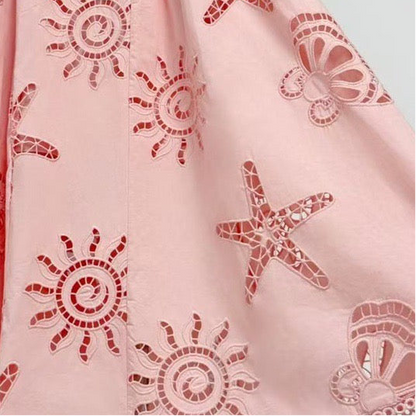 Tiana Eyelet Embroidery Sundress