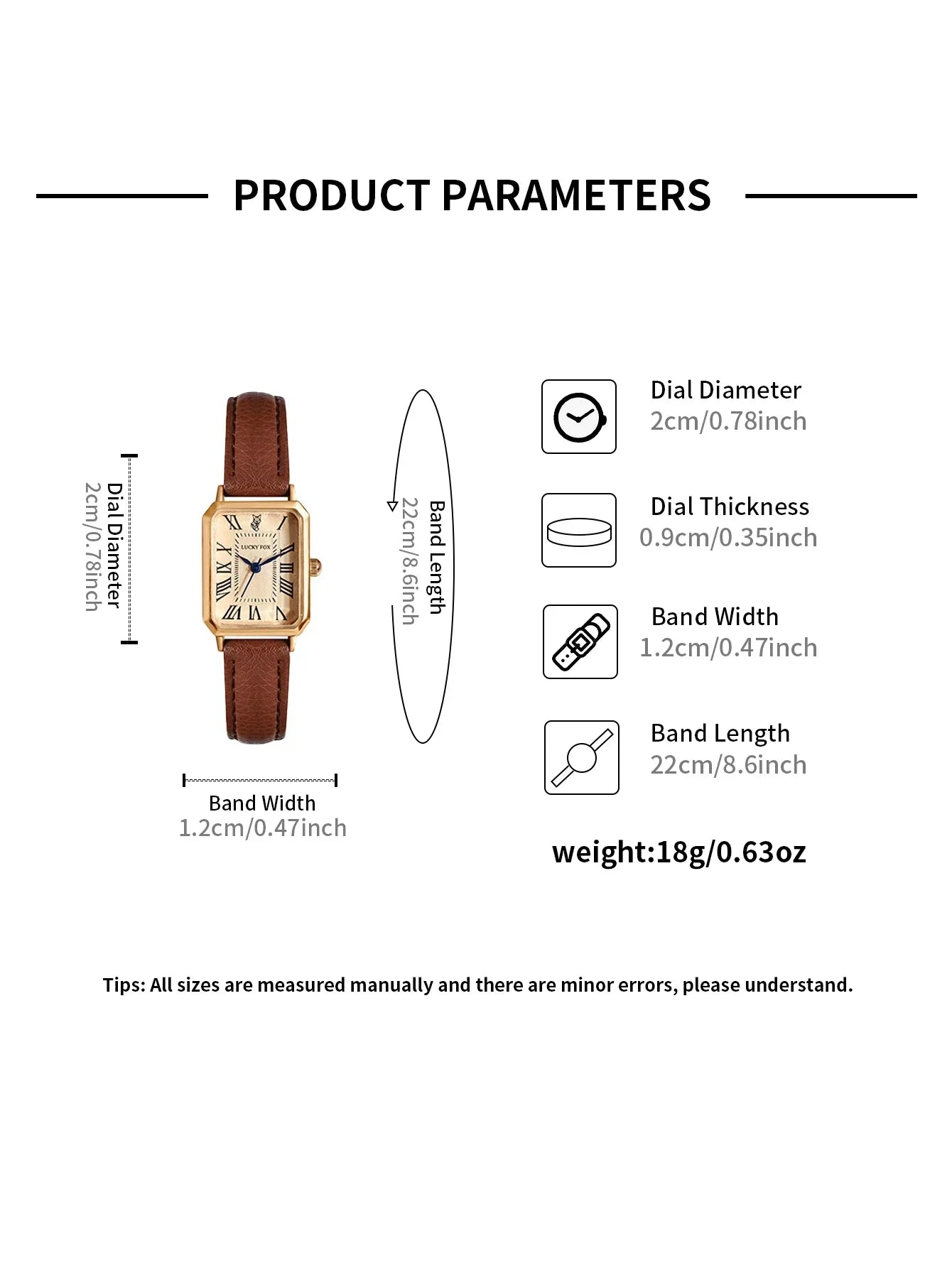 Leather Banded Watch