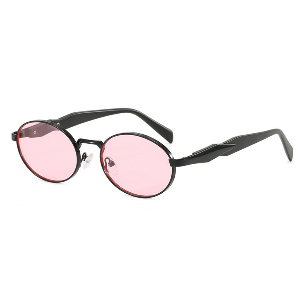 Lyra Round Sunglasses - Women's Metal Frame Vintage Round Sunglasses