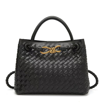 Martina Woven Leather Bag