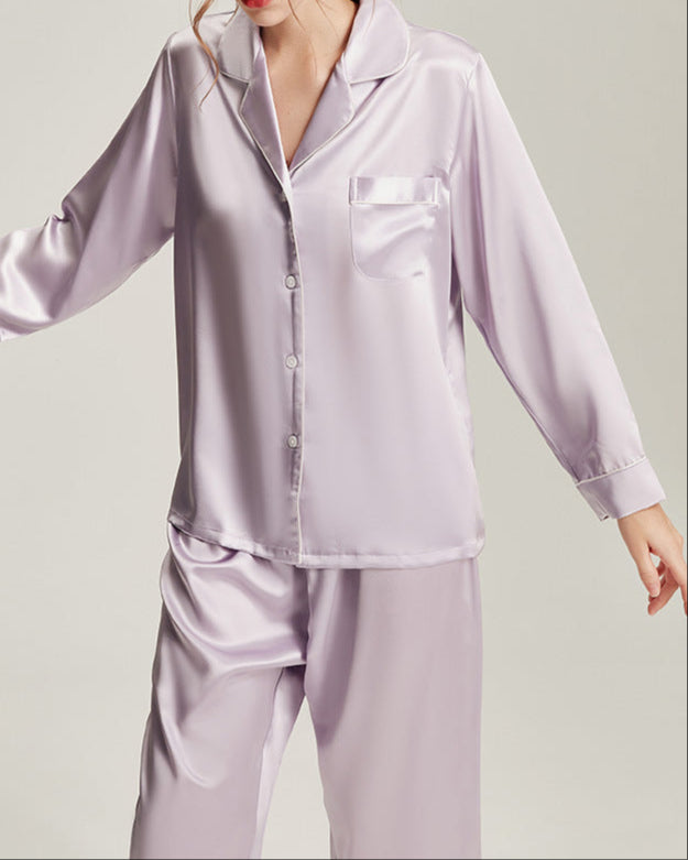 Lexianna Long Silk Pajama Set