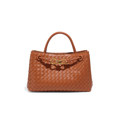Martina Woven Leather Bag