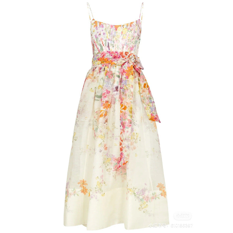 Lilia Corset Midi Dress