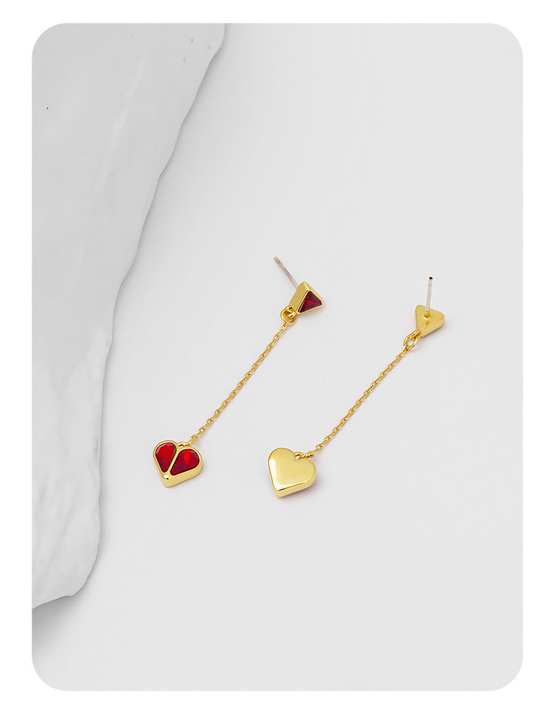 Noma Dangling Heart Earrings