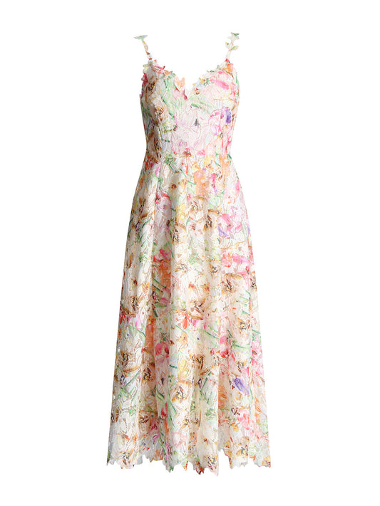 Greta Floral Embroidered Dress