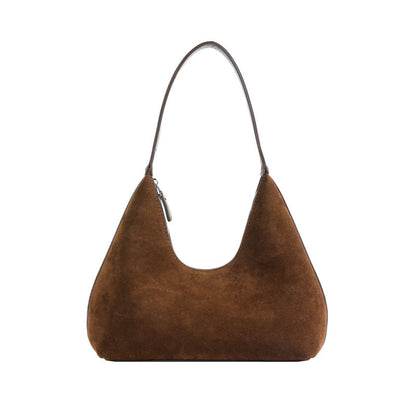 Frankie Suede Shoulder Bag