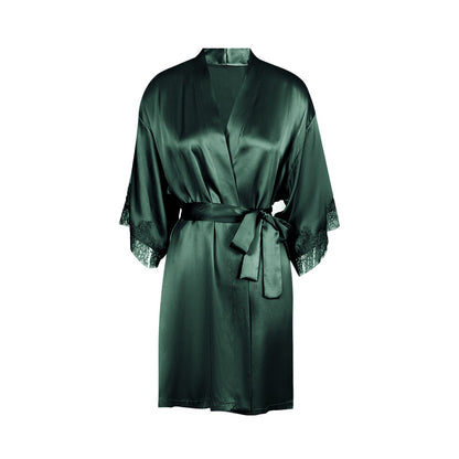 Daniella Mulberry Silk Robe & Dress Nightgown Set