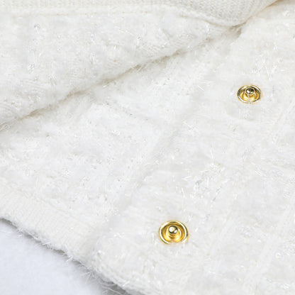 Carmen Gold Button Cardigan