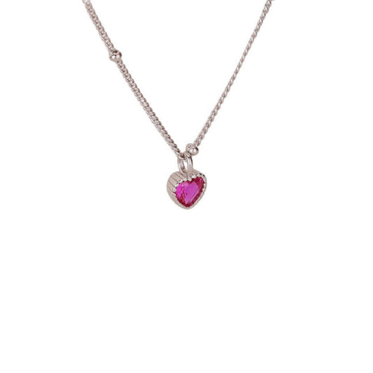 Kina Ruby Heart Pendant