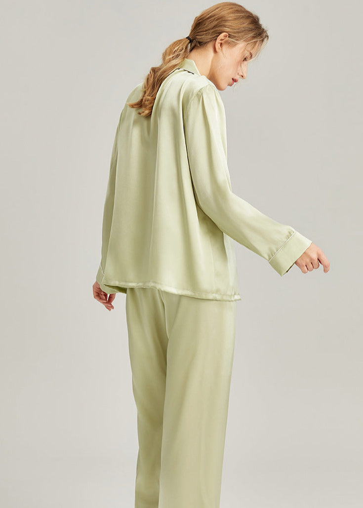 Lexianna Long Silk Pajama Set