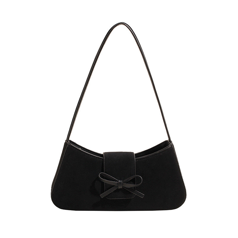 Tori Suede Shoulder Bag