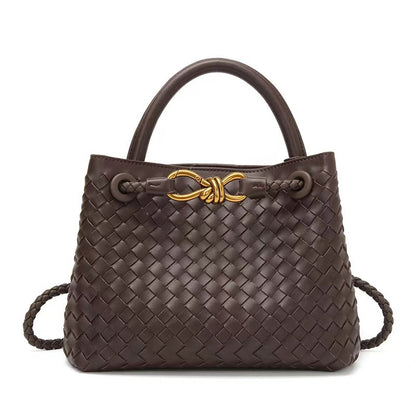 Martina Woven Leather Bag